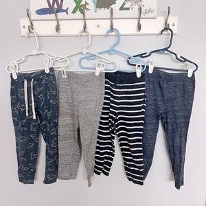Lot of 4 Gap and Old Navy Knit Joggers